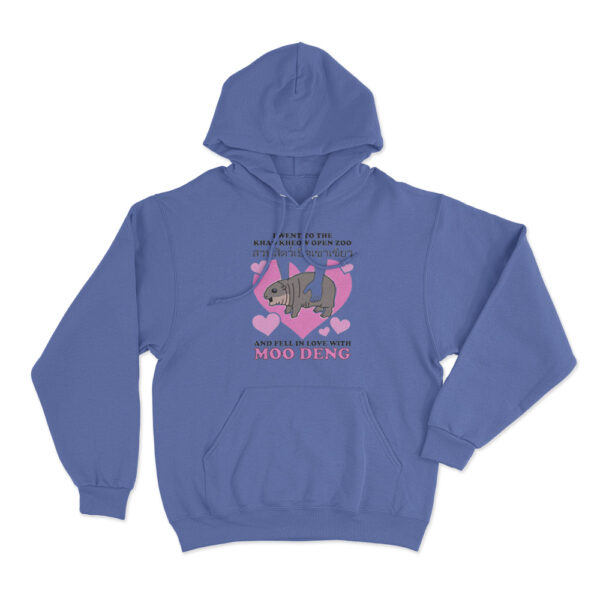 I Went To The Khao Kheow Open Zoo Hoodie Blue Youth S