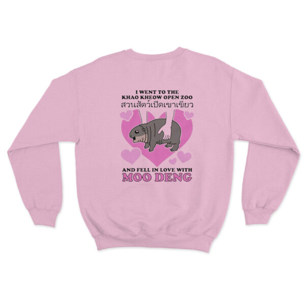 I Went To The Khao Kheow Open Zoo Sweatshirt Pink Youth S