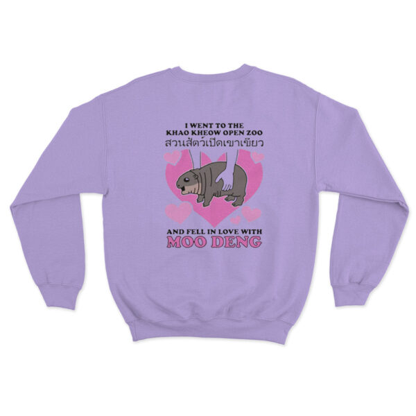 I Went To The Khao Kheow Open Zoo Sweatshirt Purple Youth S