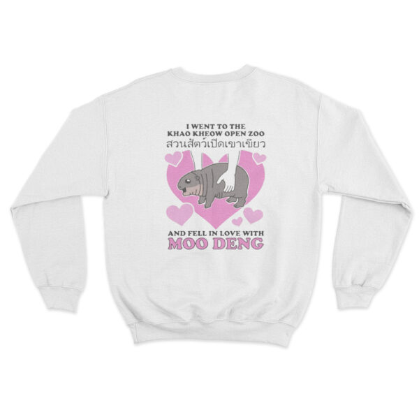 I Went To The Khao Kheow Open Zoo Sweatshirt White Youth S