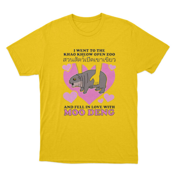 I Went To The Khao Kheow Open Zoo T Shirt Yellow Youth S