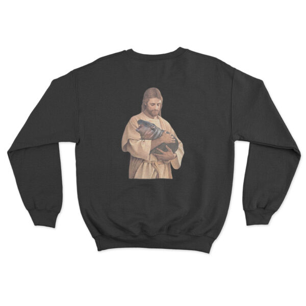 Jesus Moo Deng Sweatshirt