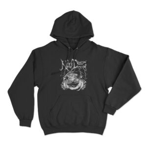 Metal Moo Deng Hoodie