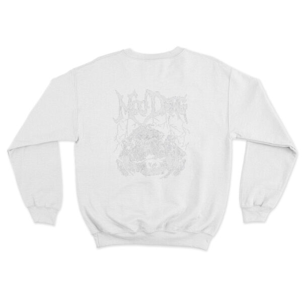 Metal Moo Deng Sweatshirt White Youth S