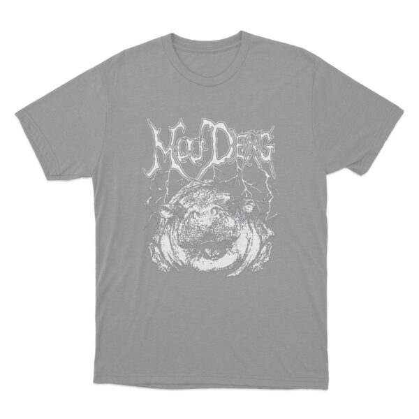 Metal Moo Deng T Shirt Grey Youth S