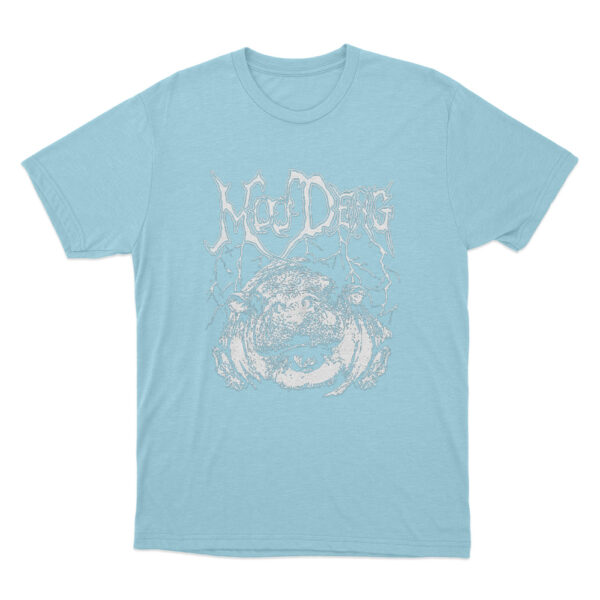 Metal Moo Deng T Shirt Sky Blue Youth S