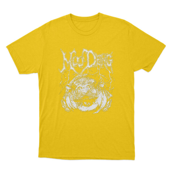 Metal Moo Deng T Shirt Yellow Youth S