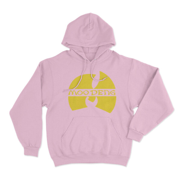 Moo Deng Clan Hoodie Pink Youth S