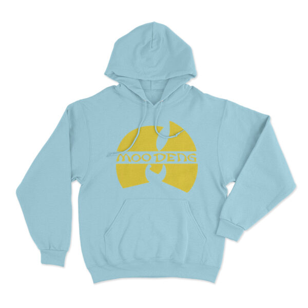 Moo Deng Clan Hoodie Sky Blue Youth S