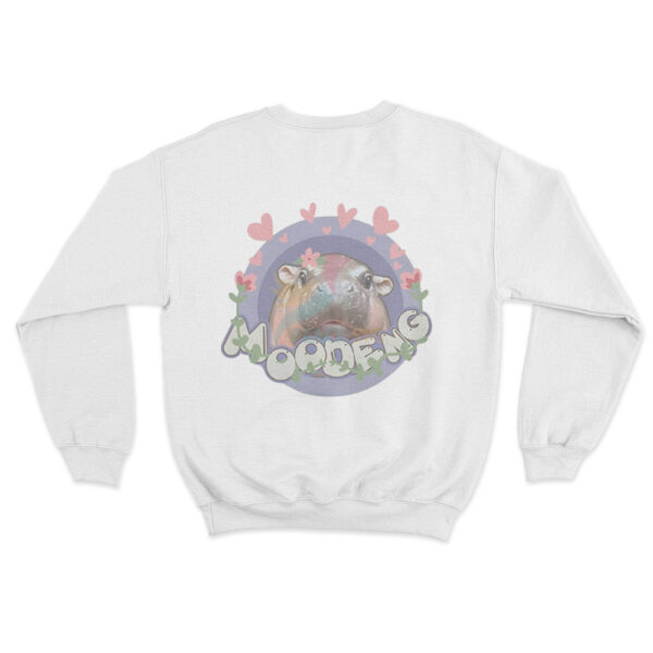 Moo Deng Love Sweatshirt White Youth S