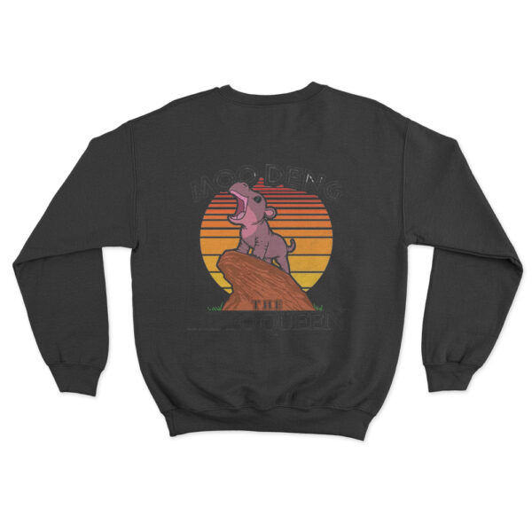 Moo Deng The Hippo Queen Sweatshirt