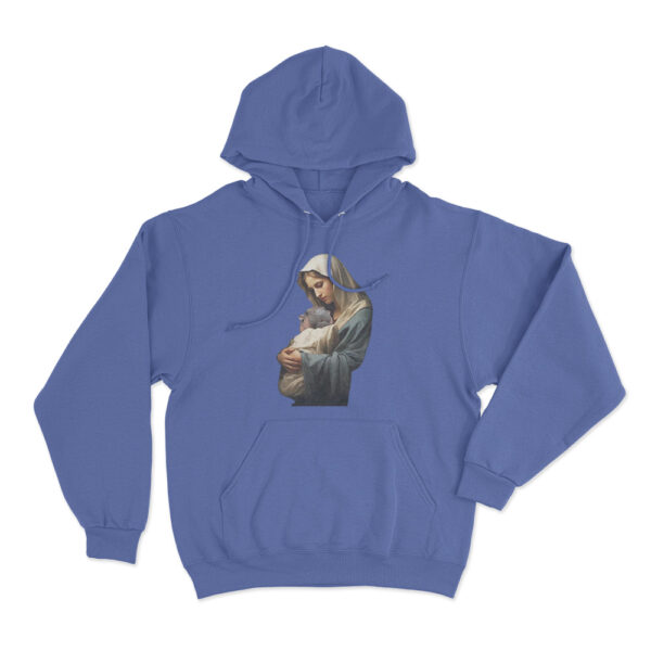 Mother Mary Moo Deng Hoodie Blue Youth S