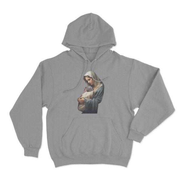 Mother Mary Moo Deng Hoodie Grey Youth S