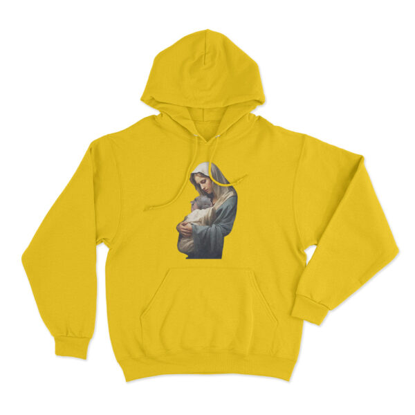 Mother Mary Moo Deng Hoodie Yellow Youth S