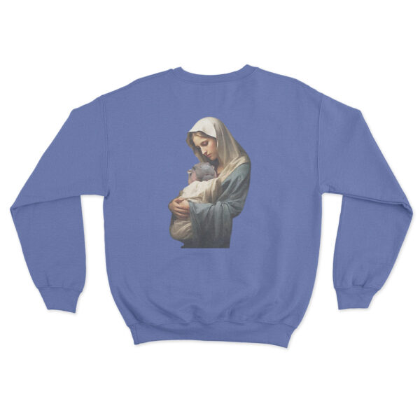 Mother Mary Moo Deng Sweatshirt Blue Youth S