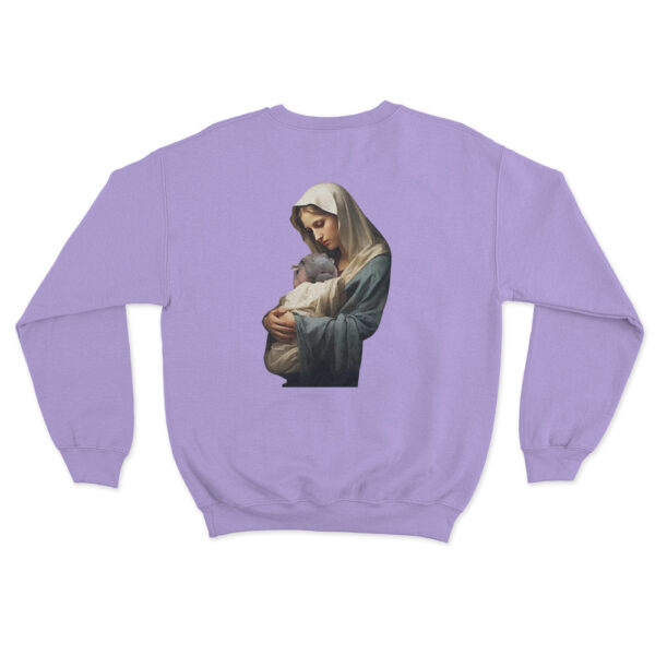 Mother Mary Moo Deng Sweatshirt Purple Youth S