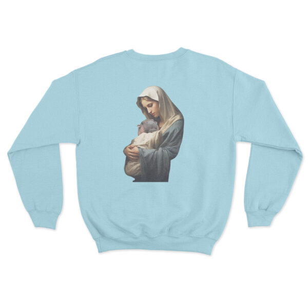 Mother Mary Moo Deng Sweatshirt Sky Blue Youth S