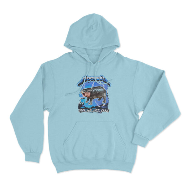 Ride The Moo Deng Hoodie Sky Blue Youth S