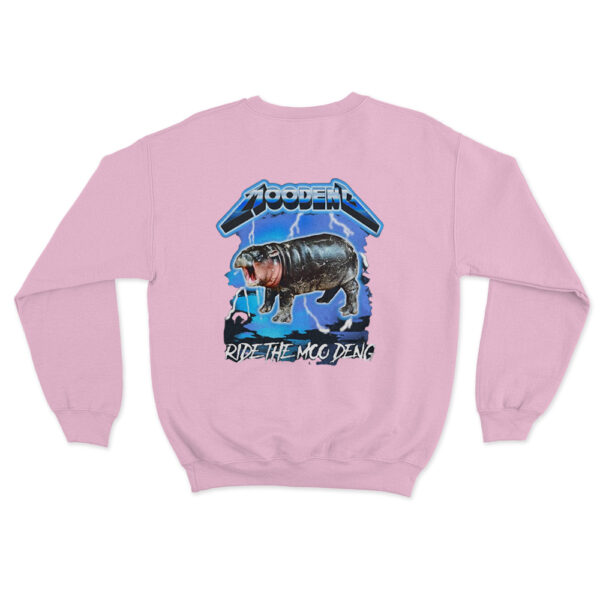 Ride The Moo Deng Sweatshirt Pink Youth S