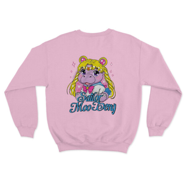 Sailor Moo Deng Sweatshirt Pink Youth S