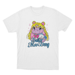 Sailor Moo Deng T Shirt White Youth S